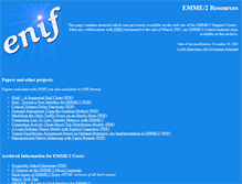 Tablet Screenshot of emme2.enif.ch